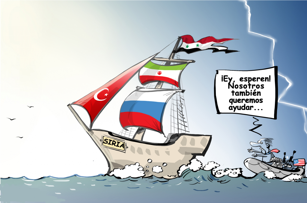 Los dos 'ejes' en Siria: ¿cuál es el del bien?